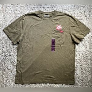 Coleman Pocket Tee T Shirt Mens XL Khaki Short Sleeve Branded Pocket Tee